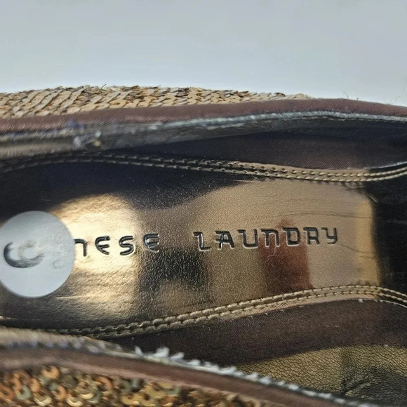 Chinese Laundry Ladybug Sequin Opened Toe Stillettos - Picture 11 of 11